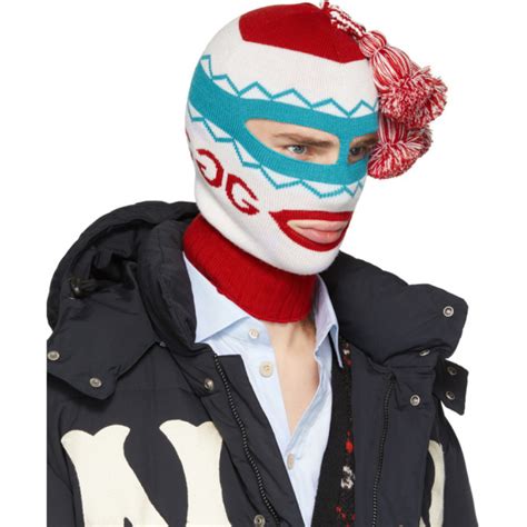 wool balaclava face mask gucci|Gucci Knitted Logo Balaclava Face Mask .